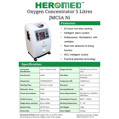 HEROMED OXYGEN CONCENTRATOR 5L